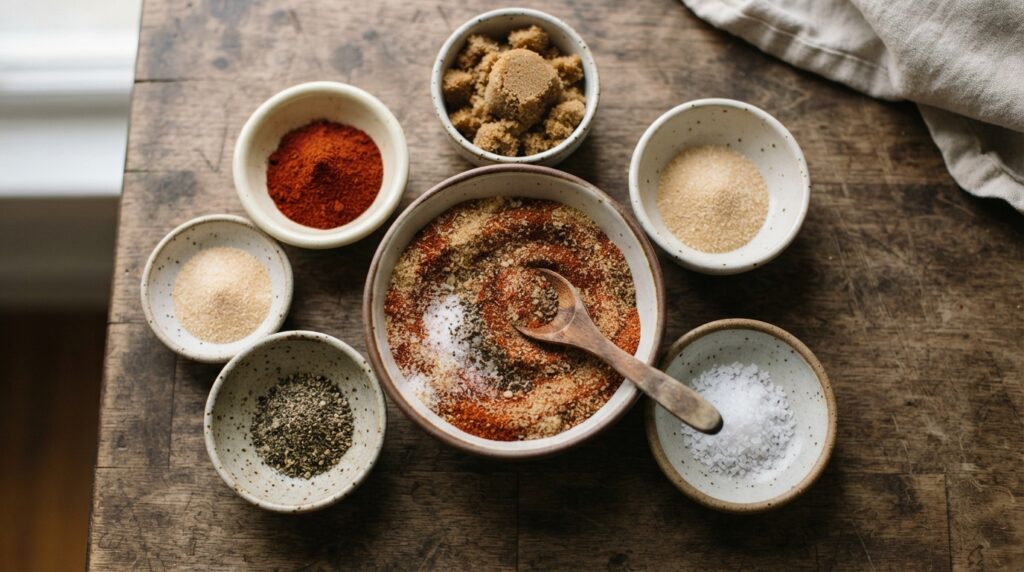 barbecue rub maken