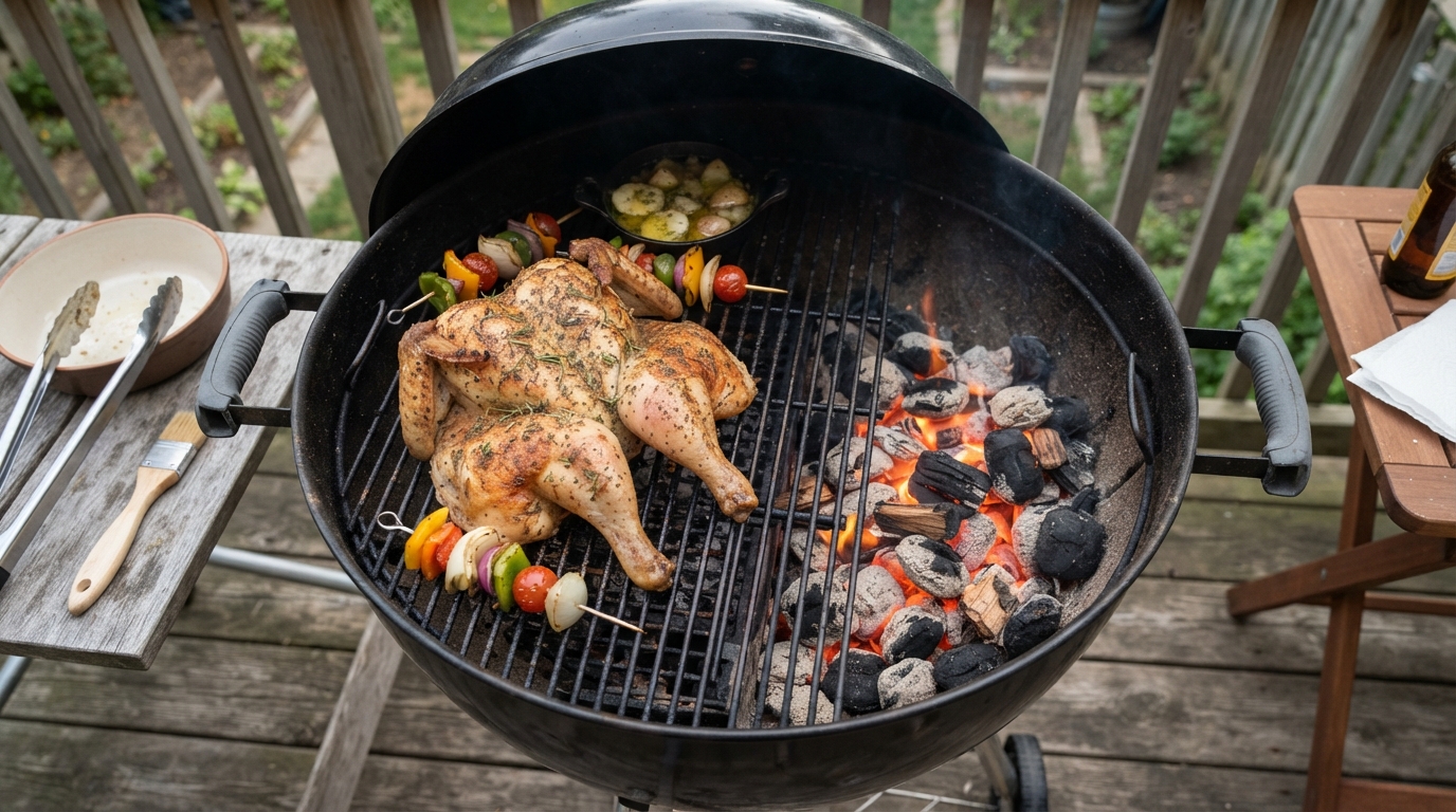 indirect grillen